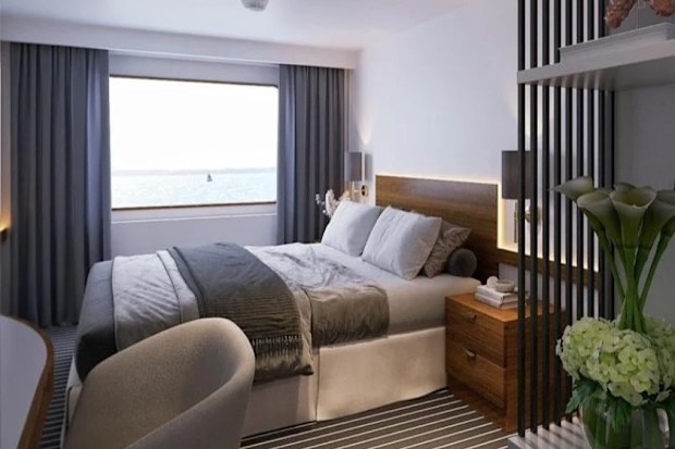 Accommodation in Life at Sea cruise ship.