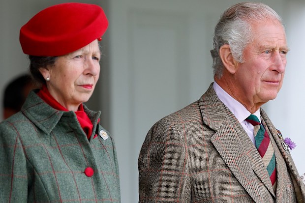 Queen Elizabeth II King Charles III Princess Anne 