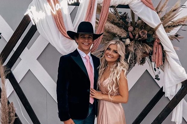 Cameron Grigg and TikTok star wife Taylor Rousseau Grigg 
