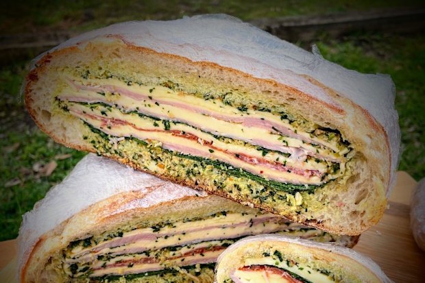Jane De Graaff Muffaletta Fathers Day picnic
