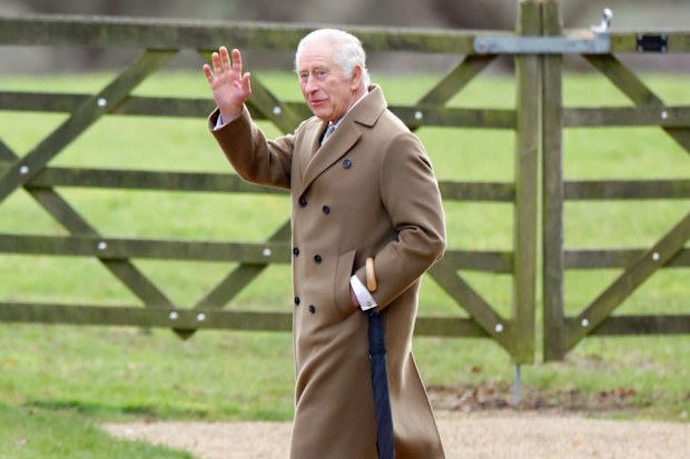 King Charles at Sandringham 