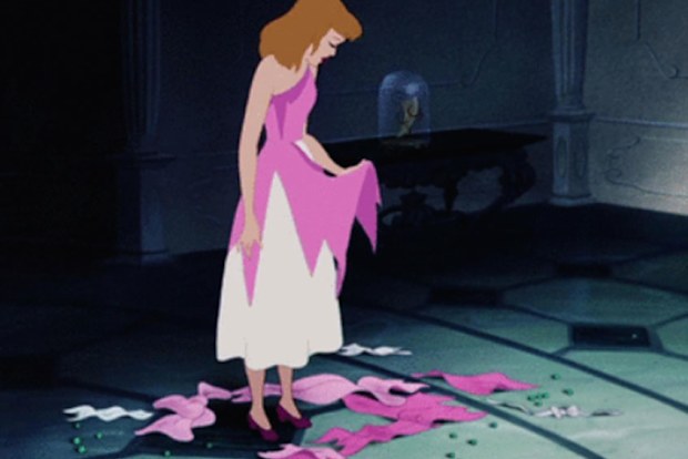 cinderella in her pink dress Disney Showcase: Cinderella in Pink Dress