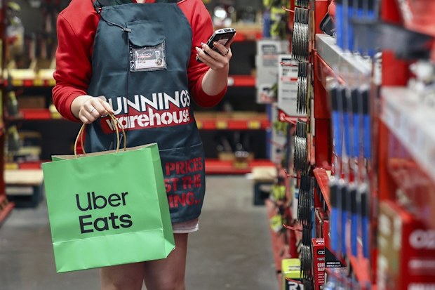 bunnings partnership with uber eats