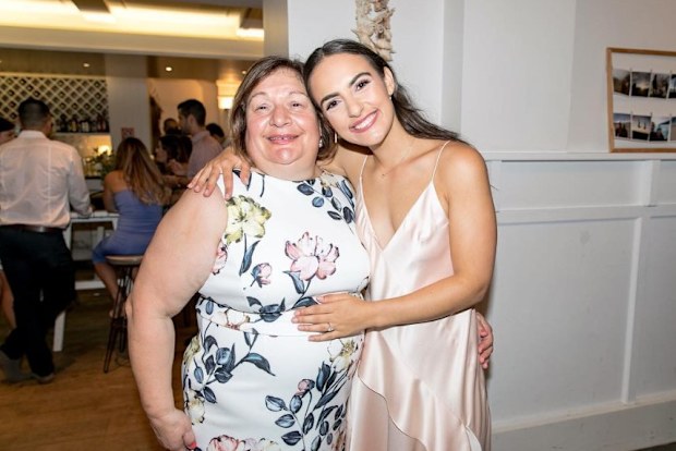 Nikolina Kharoufeh and her mum Danica Koevska.