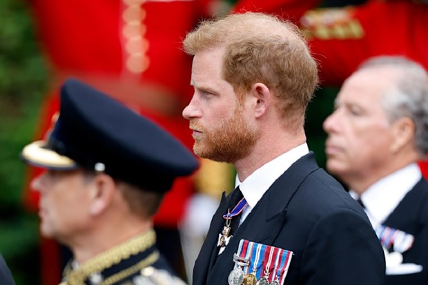 prince harry queen funeral