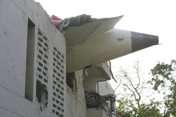 Air India plane crash site