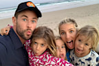 Chris Hemsworth and Elsa Pataky with kids - daughter India and twin boys Sasha and Tristan