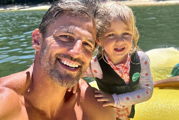 Tim Robards and daughter Elle. 
