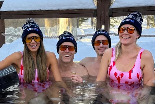 Lorraine Monforte and Dr Chris Brown hardlaunch on Instagram