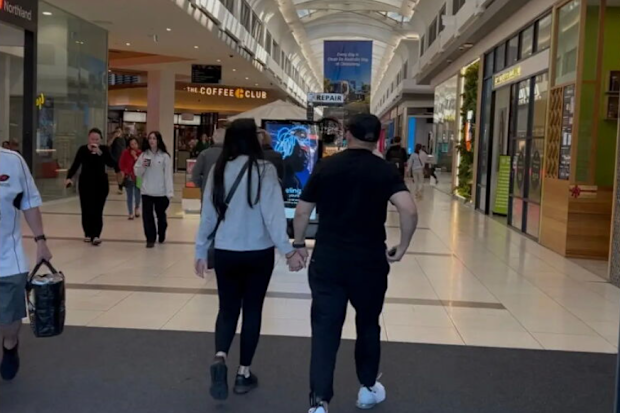 Tony Mokbel seen shopping on his first day of freedom.