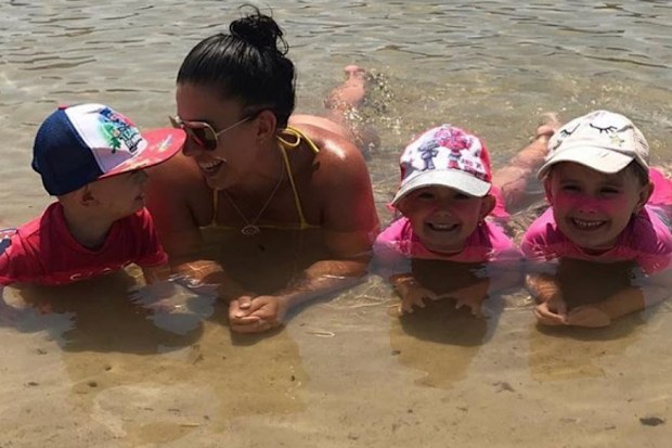 Hannah Clarke with children