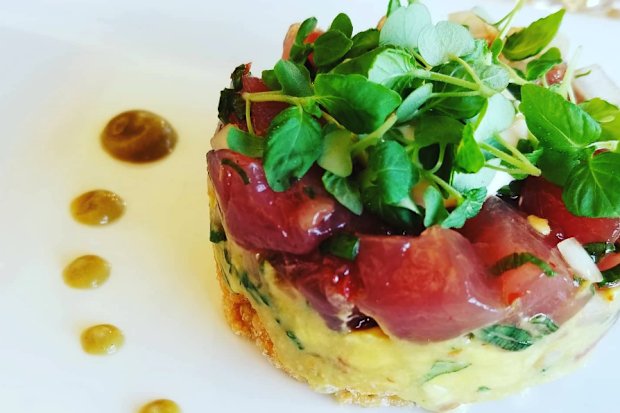 Alan Wong's Fresh Ahi Poke and Avocado Salsa.