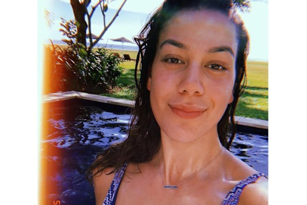NZ netballer Maia Wilson at pool 
