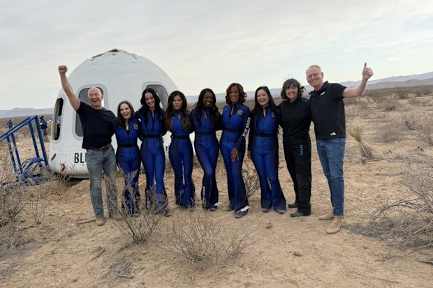 Gayle King Blue Origin viral footage looking miserable