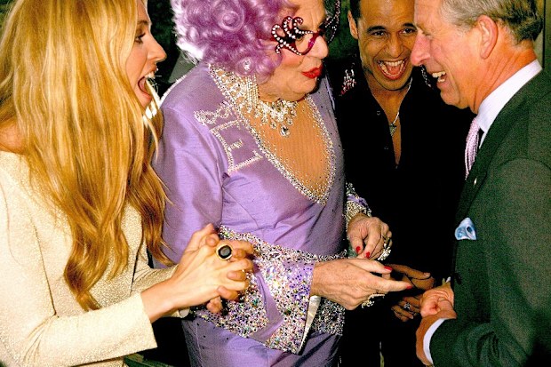 king charles and barry humphries