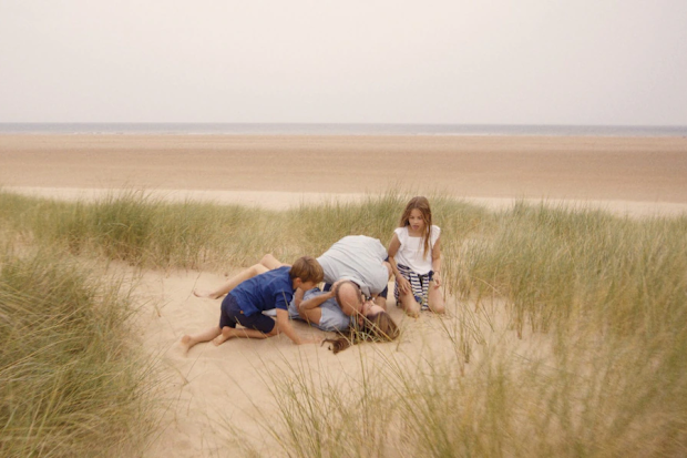 The Prince and Princess of Wales and their children, filmed in Norfolk in August 2024, in which the princess says she has finished chemotherapy.