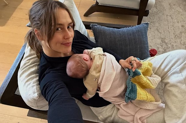 Steph Claire Smith with her baby daughter Billie