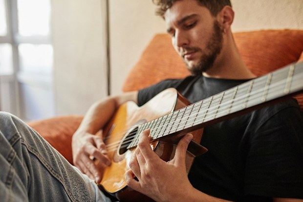Man playing guitar
