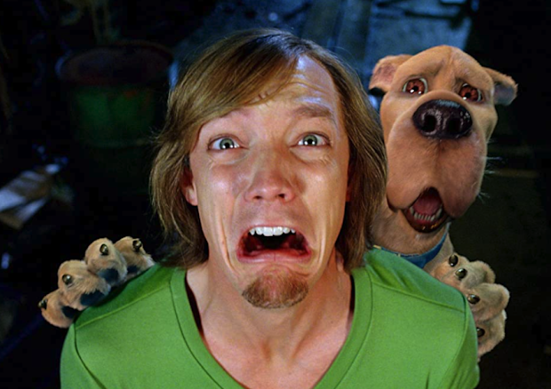 Matthew Lillard in his role as Shaggy in the 2002 film Scooby-Doo.