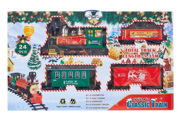 Kmart Christmas Decor train set