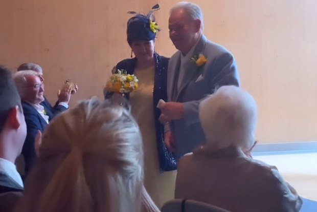 Denise Nolan marries partner Tom Anderson in Blackpool ceremony
