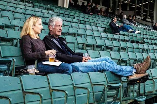 anthony bourdain and laurie assistant book