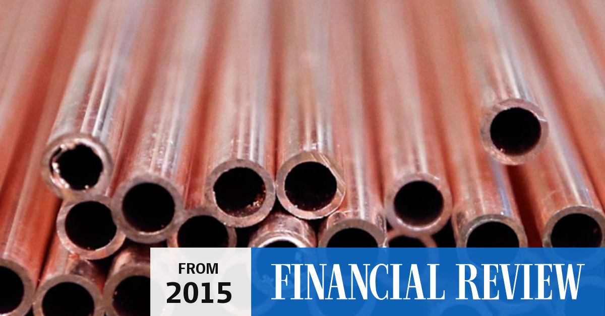 Copper cops China's share plunge