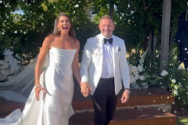 Stephanie Rice and Mark Lassey