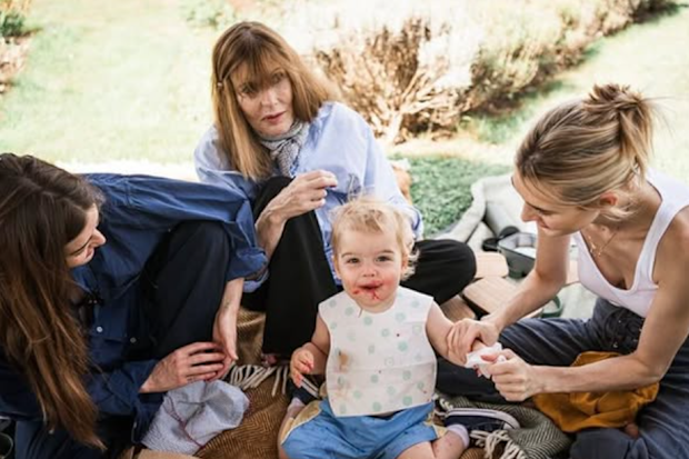 Skye Gyngell and her family.