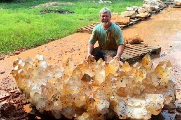 This $4m chunk of quartz found in Arkansas has reappeared on social media.