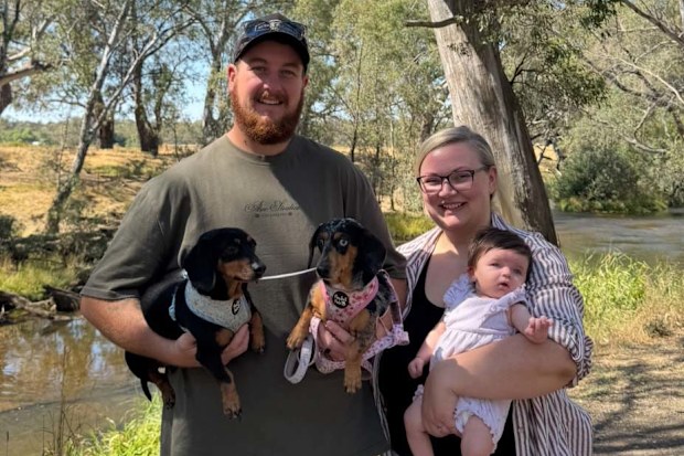 Bendigo couple Amber and Nick Tierney have embraced the caravan lifestyle