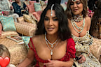 Kim Kardashian at Anant Ambani and Radhika Merchant's wedding in India, July 2024