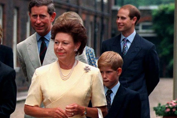 Prince Harry and Princess Margaret relationship