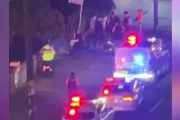 A man is behind bars after a police pursuit on foot led to a dramatic arrest in the middle of a major Sydney road.