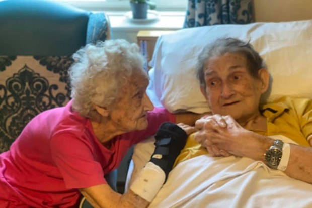 Joyce is recovering from a broken hip and George remains confined to his bed.