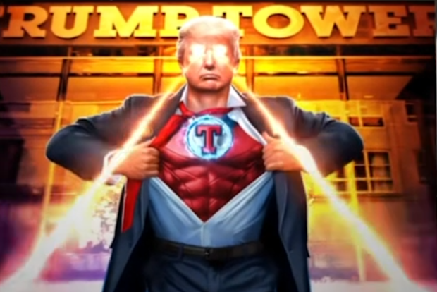 Donald Trump as Superman