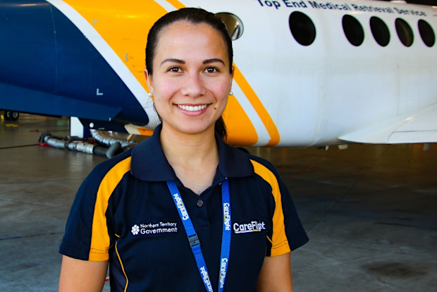 Trish Curry has been a CareFlight pilot for more than two years now.