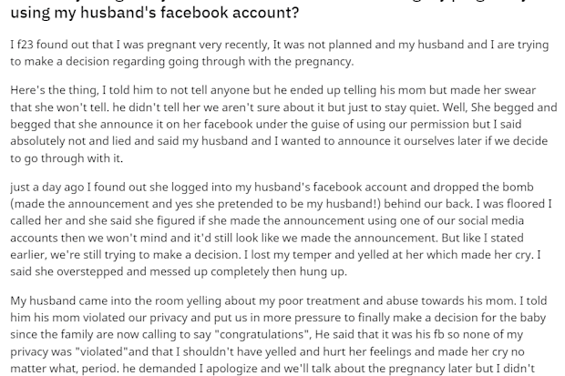 MIL pregnancy announcement