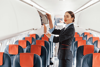17. Flight attendant