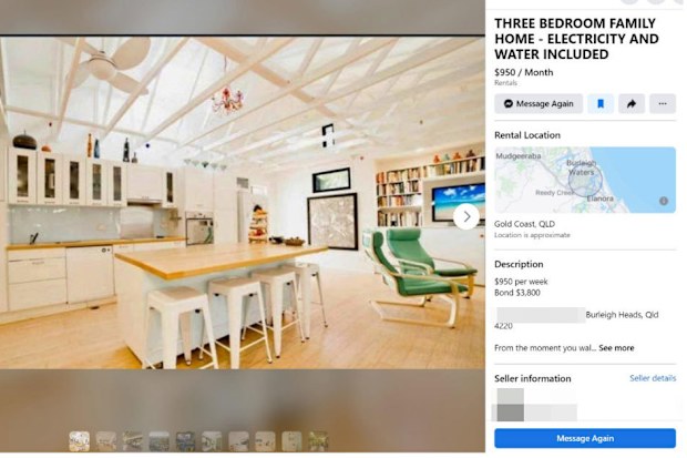 Desperate to find a place to live, Stefana Vella jumped on the Facebook Marketplace ad, which appeared to offer an ideal property for her to rent.