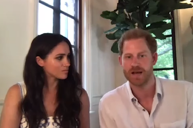 Prince Harry spoke about continuing his grandmother's work.