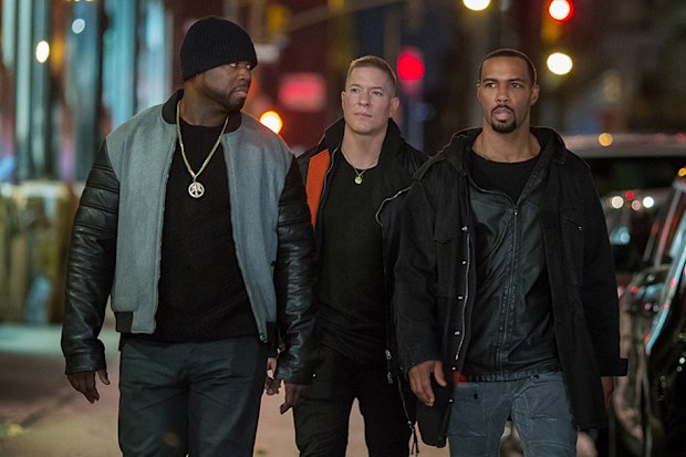 Power - Ghost (Omari Hardwick) Tommy (Joseph Sikora) Kanan (Curtis '50 Cent' Jackson)