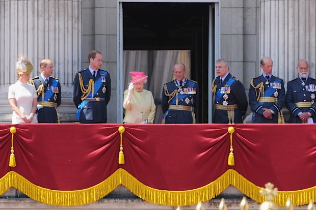 Prince Michael of Kent at the palace