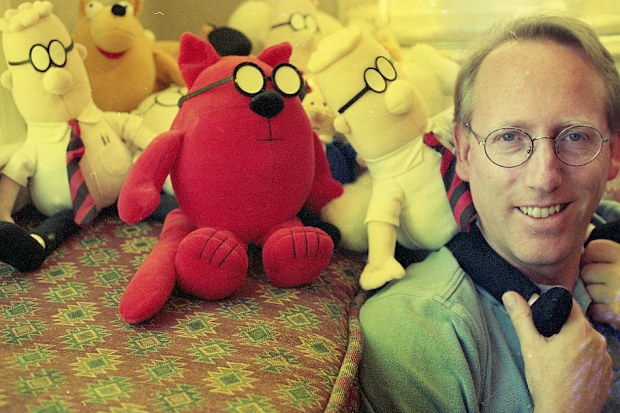 Cartoonist Scott Adams, the creator the Dilbert comic series