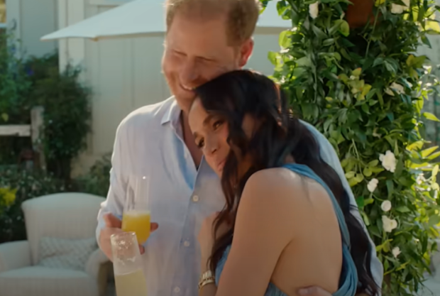 Prince Harry and Meghan Markle in the trailer for Netflix's With Love, Meghan