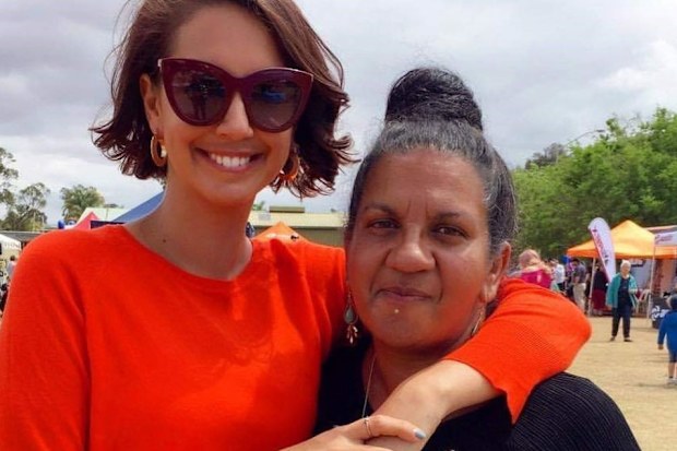 Brooke Boney and mother
