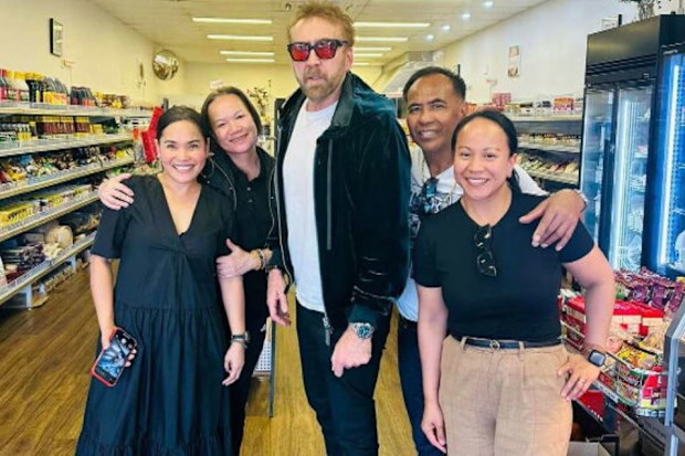 Annie and Miriam Asian grocery store Busselton Nicolas Cage surprise visit while in WA shooting film