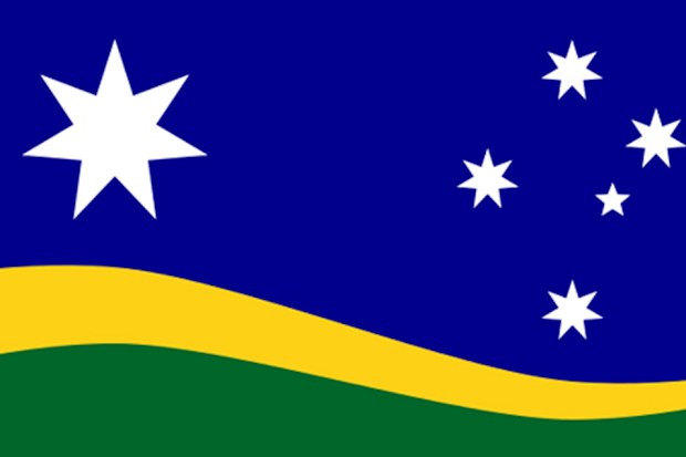 The Southern Horizon was the most popular choice for a new Australian flag in a university survey. (Image: Western Sydney University)