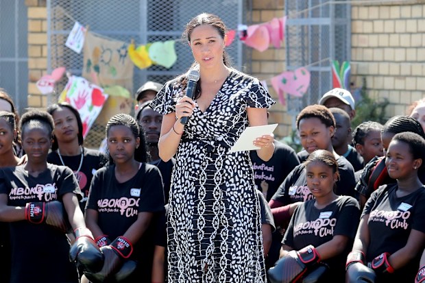 The Duchess spoke of racism she has seen and experienced.