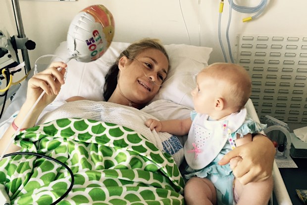 'I was diagnosed with cancer weeks after becoming a mum'